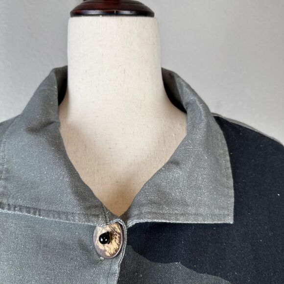 Cupcake International Lagenlook Oversized Jacket OS Cotton Cloud Sun Mountain - Picture 2 of 10